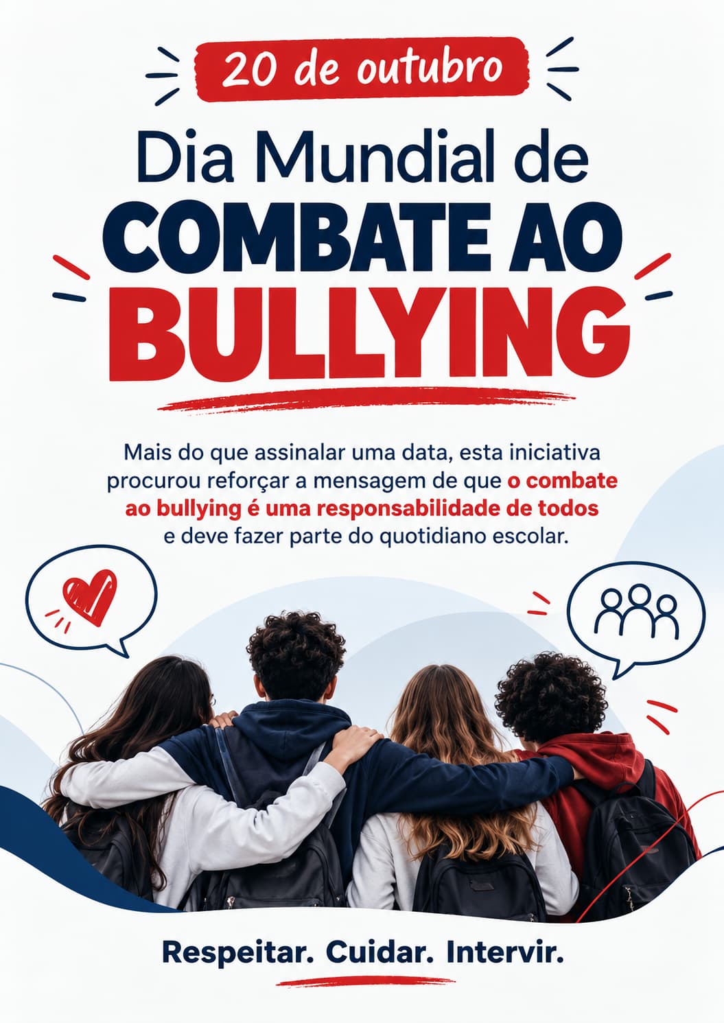 Agrupamento de Escolas de Vendas Novas assinala o Dia Mundial de Combate ao Bullying